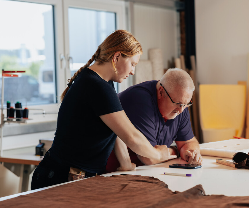 Wir stärken uns mit eigener Polsterei